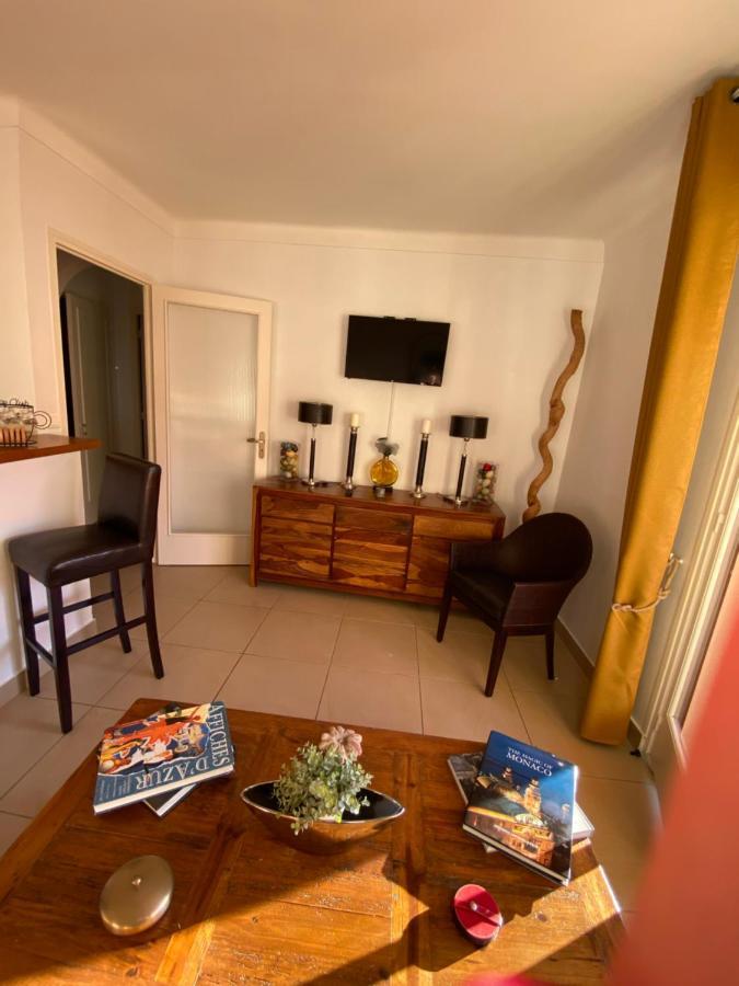Charmant 2 Pieces Vue Sur Mer Et Monte-Carlo A Roquebrune Cap Martin ภายนอก รูปภาพ